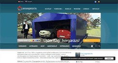 Desktop Screenshot of ponyvagarazs.hu