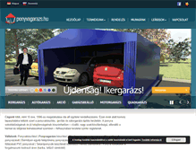 Tablet Screenshot of ponyvagarazs.hu